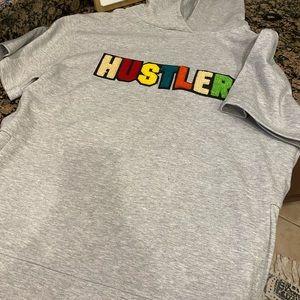 Hustler hoodie sweatshirt sz L Rich Details Clothing